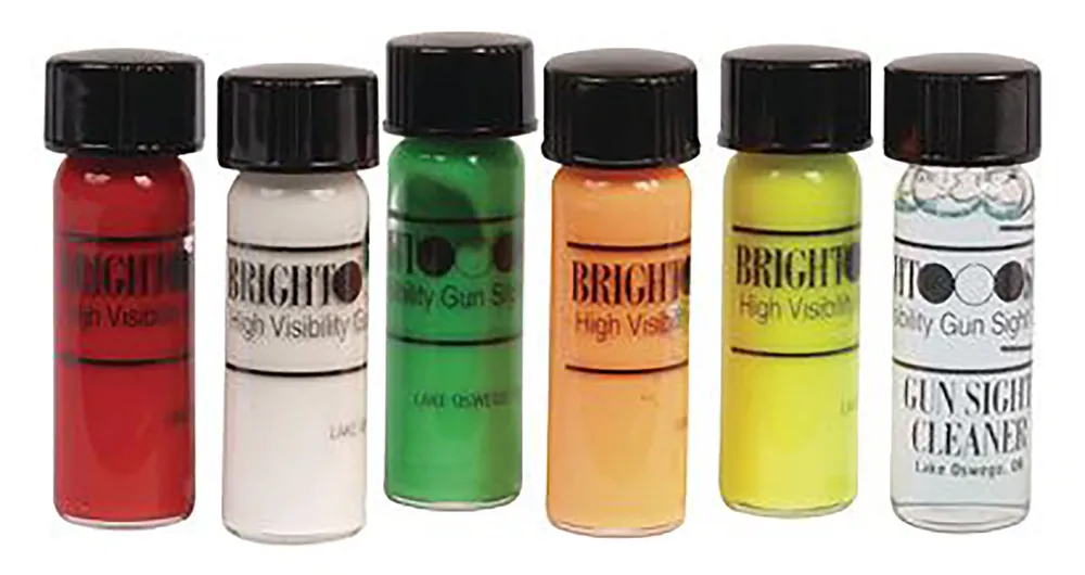 TruGlo Glo•Brite Sight Paint Kit White, Red, Yellow, Green, Orange 5 Per Pkg