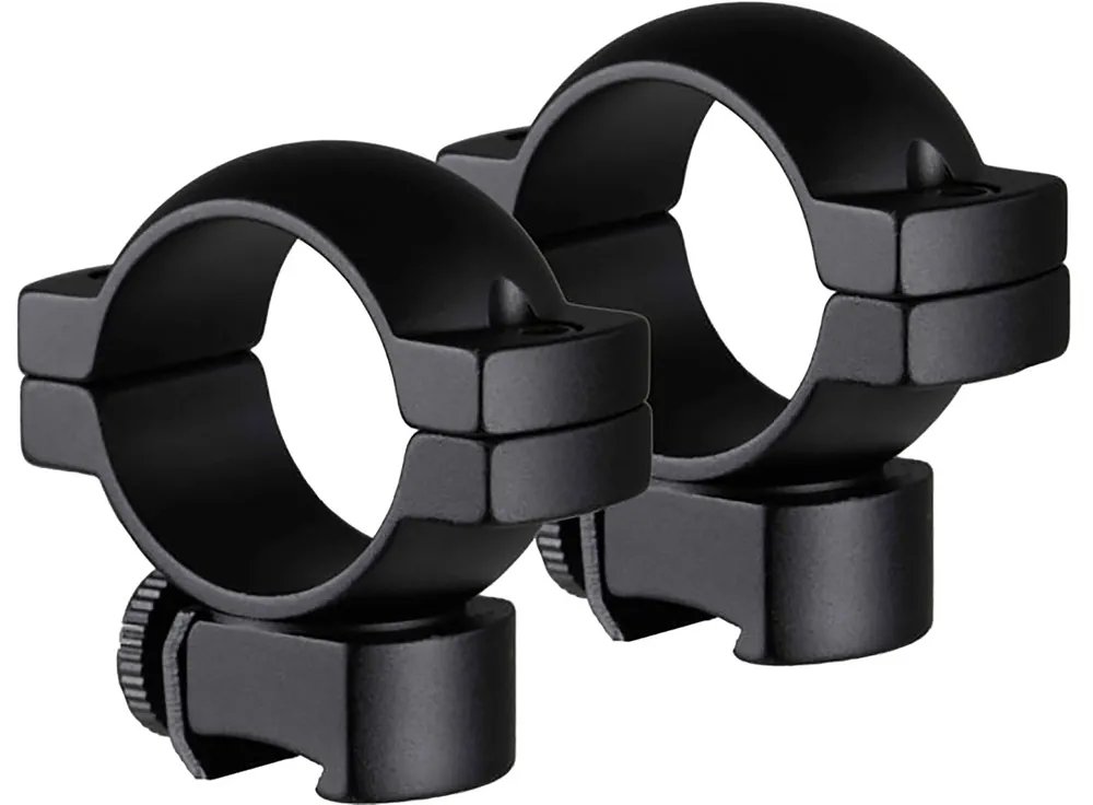 TruGlo Scope Ring Set Lightweight For Rifle .22 Airgun/Rimfire 3/8" (11mm) Rail Medium 1" Tube