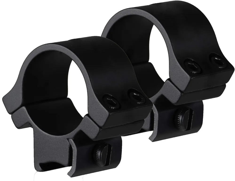 TruGlo Scope Ring Set Lightweight Quad .22 Airgun/Rimfire Medium 1" Tube