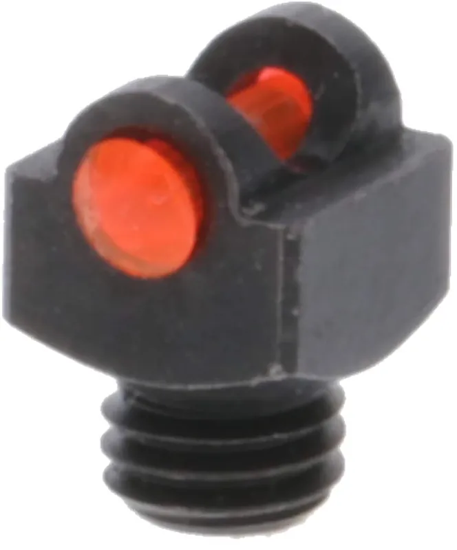 TruGlo StarBrite Deluxe Red Fiber Optic Front Sight with 3mm Threads Black for Shotgun