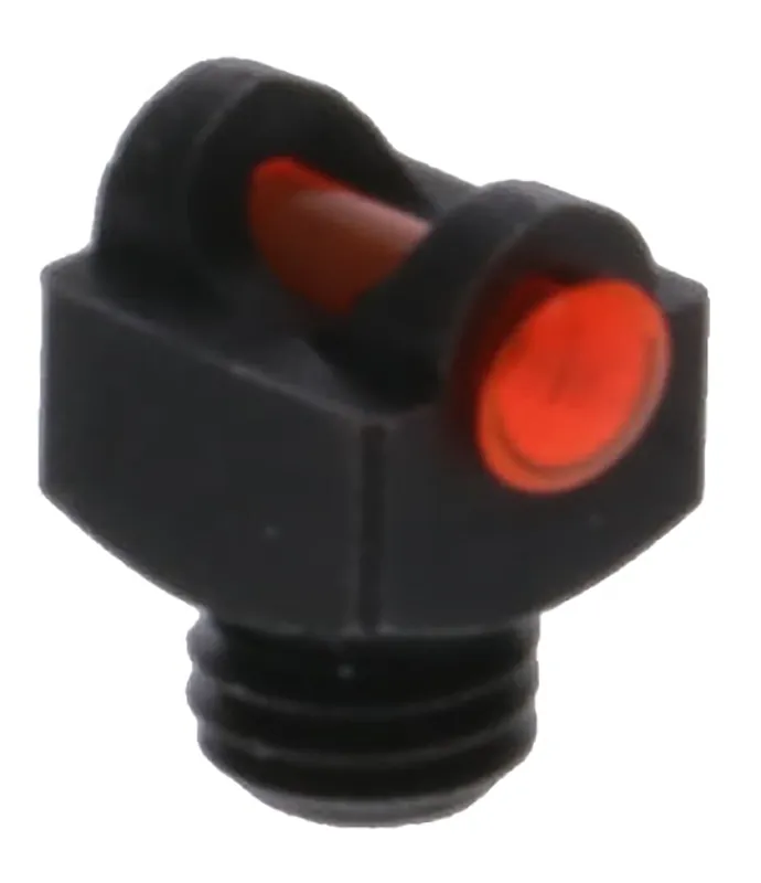 TruGlo StarBrite Deluxe Red Fiber Optic Front Sight with 6-48 Threads Black for Shotgun