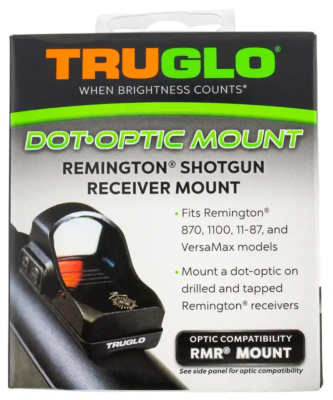 TruGlo Shotgun Receiver Mount Black Remington Trijicon RMR