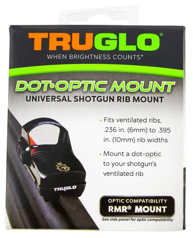 TruGlo Universal Shotgun Rib Mounts Black Trijicon RMR