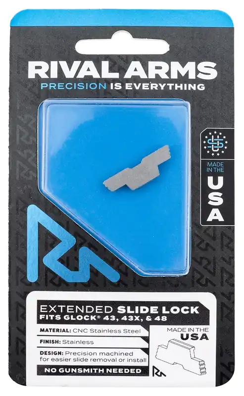 Rival Arms Slide Lock for Glock 43, 43X, 48