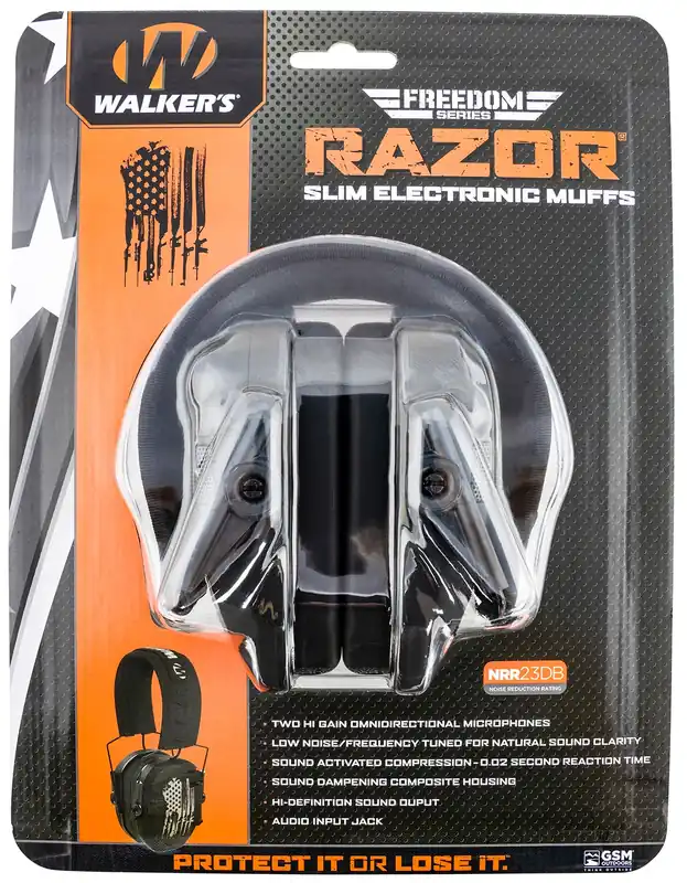 Walker‘s Razor Freedom Muff 23 dB Over the Head Ear Cups