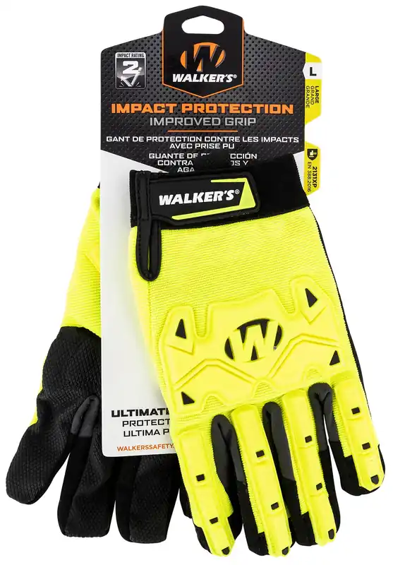 Walker‘s Cold Weather Impact Protection Black/Yellow Synthetic Leather Medium
