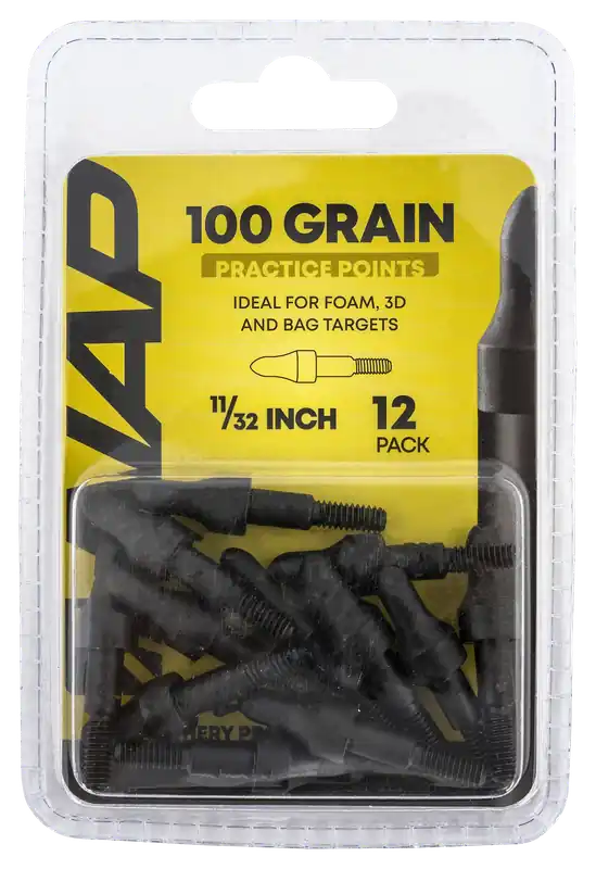 NAP 3D Practice Points Field Tips Fixed 100 grain - 12/Pack