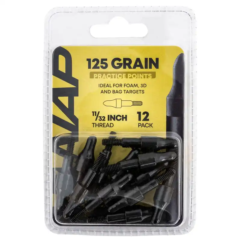 NAP 3D Practice Points Field Tips Fixed 125 grain - 12/Pack
