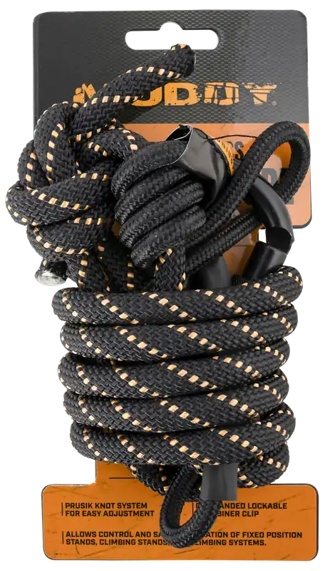 Muddy Safety Harness Lineman‘s Rope Black Nylon