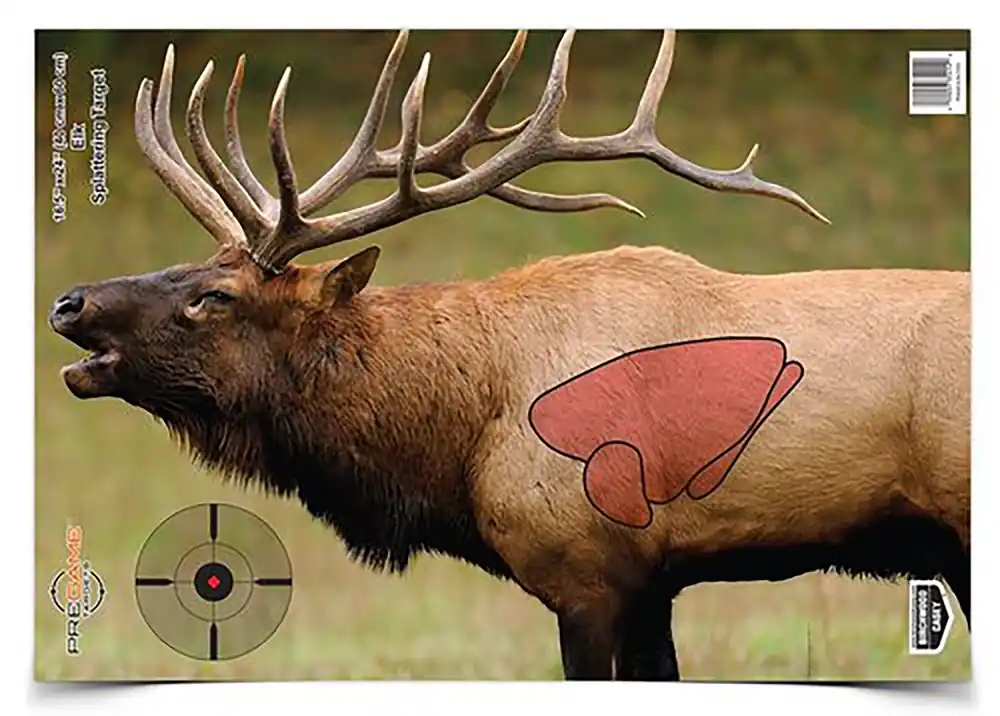 Birchwood Casey Pregame Elk Target Elk Paper Target 16.50" x 24" 3 Per Pkg