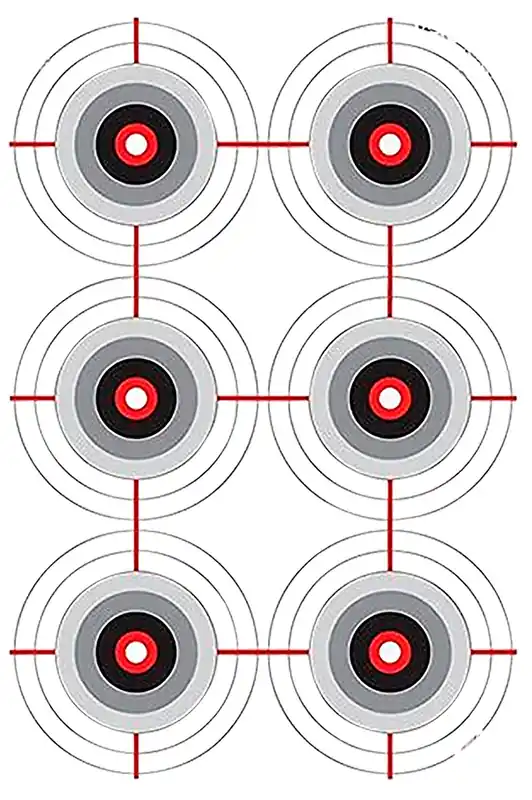 Birchwood Casey EZE-Scorer Bull‘s-Eye Bullseye Paper Target 12" x 18" 100 Per Pkg