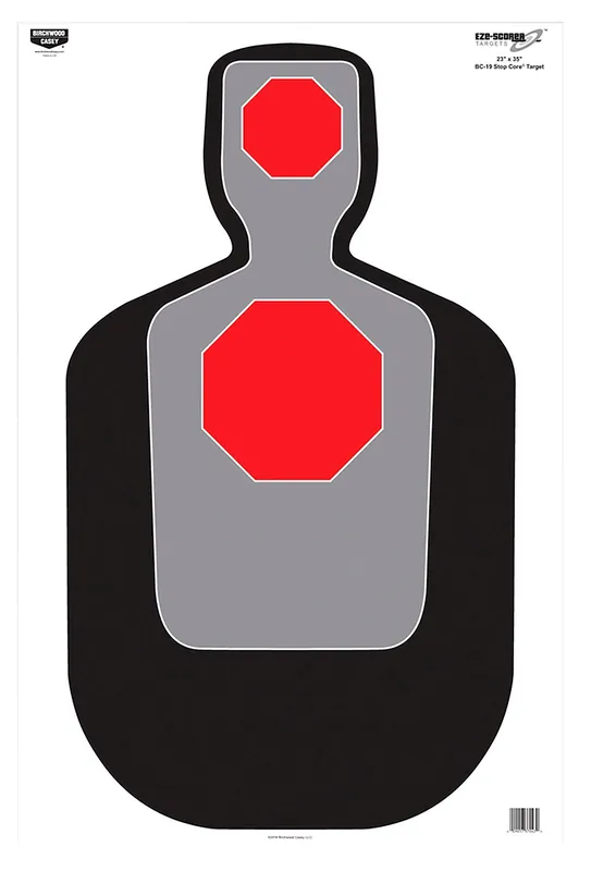 Birchwood Casey EZE-Scorer BC-19 Silhouette Paper Target 23" x 35" 100 Per Pkg