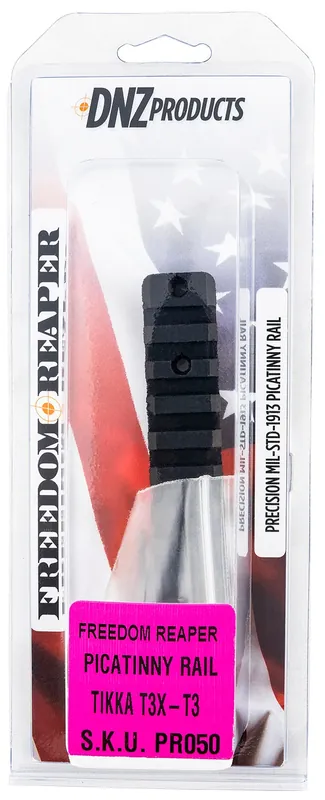 DNZ Freedom Reaper Picatinny Rail Rifle Tikka T3/T3x Black Anodized Aluminum