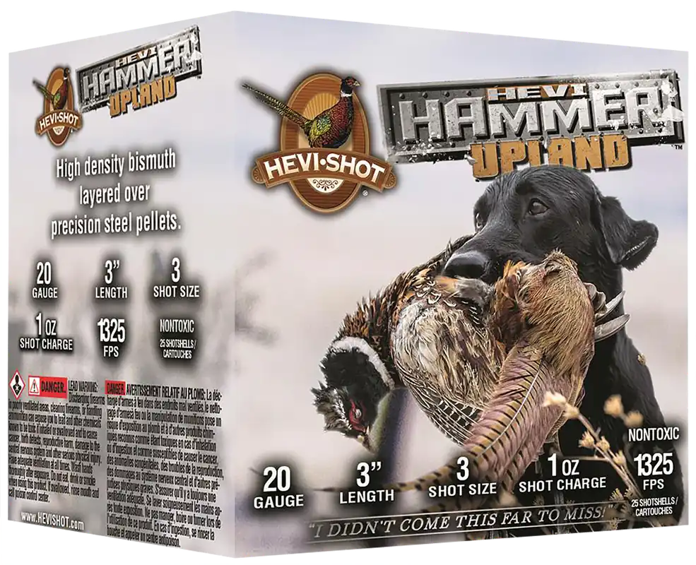 HEVI-Shot Hammer Upland 20ga 3" 1oz 3 25rd