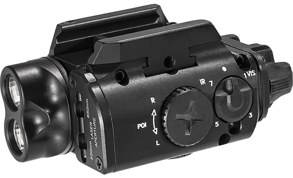 SureFire Weapon Light w/Laser 400 Lumens Output White LED Light Green Laser 54 Meters Beam Universal/Picatinny Rails Mount Aluminum