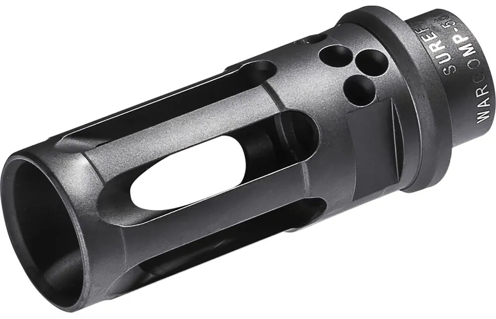 SureFire Closed-Tine Flash Hider with 1/2"-28 tpi Threads & 2.30" OAL for 5.56x45mm NATO AR-15