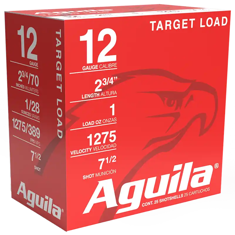 Aguila Target Load Competition 12 Ga 2-3/4" 1-1/8 oz 7.5 Lead Shot 25 Shells Per Box