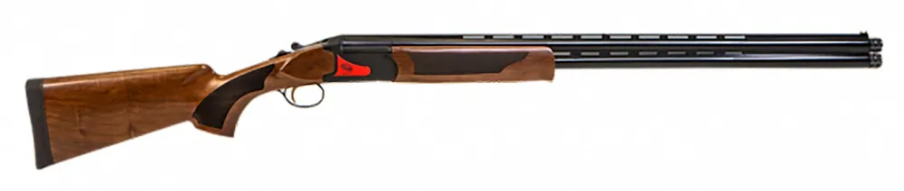 Pointer Sport Tek 12 Gauge with 28" O/U Barrel, 3" Chamber, 2rd Capacity, Black Metal Finish & Turkish Walnut Stock Right Hand (Youth) Includes 5 Chokes