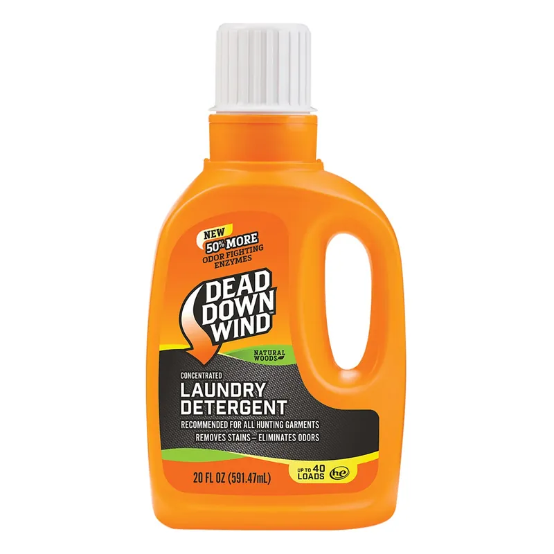Dead Down Wind Laundry Detergent Odor Eliminator Natural Woods Scent 20 oz