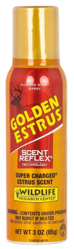 Wildlife Researc Golden Estrus Scent Reflex Deer Attractant Doe In Estrus Scent 3 oz