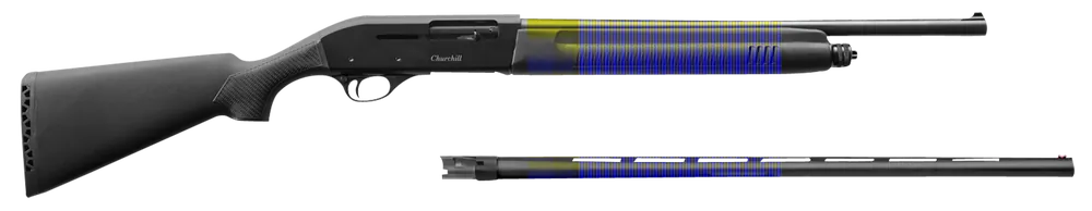 Akkar Churchill 220 Combo 20ga 18.50" & 26" Barrels 3" Blued & Synthetic Shotgun