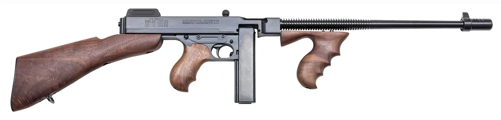 Thompson 1927A-1 Deluxe Carbine 45 ACP Rifle 18" Walnut Right Hand TIB50D