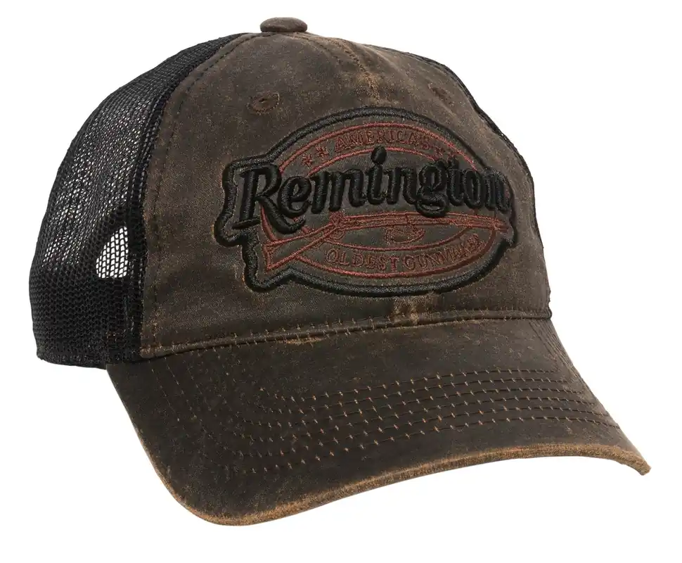 Outdoor Cap Remington Cap Cotton Black/Brown Unstructured OSFA