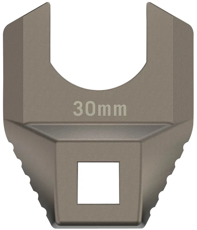 Real Avid Master -Fit Barrell Nut Wrench 30MM Titanium Titanium/Stainless Steel AR-Platform Free-Float Handle