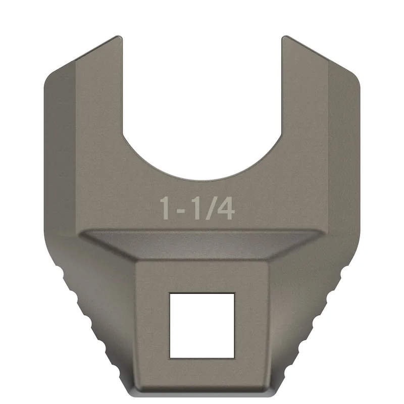 Real Avid Master -Fit Barrell Nut Wrench 1 1/4" Titanium Titanium/Stainless Steel AR-Platform Free-Float Handle