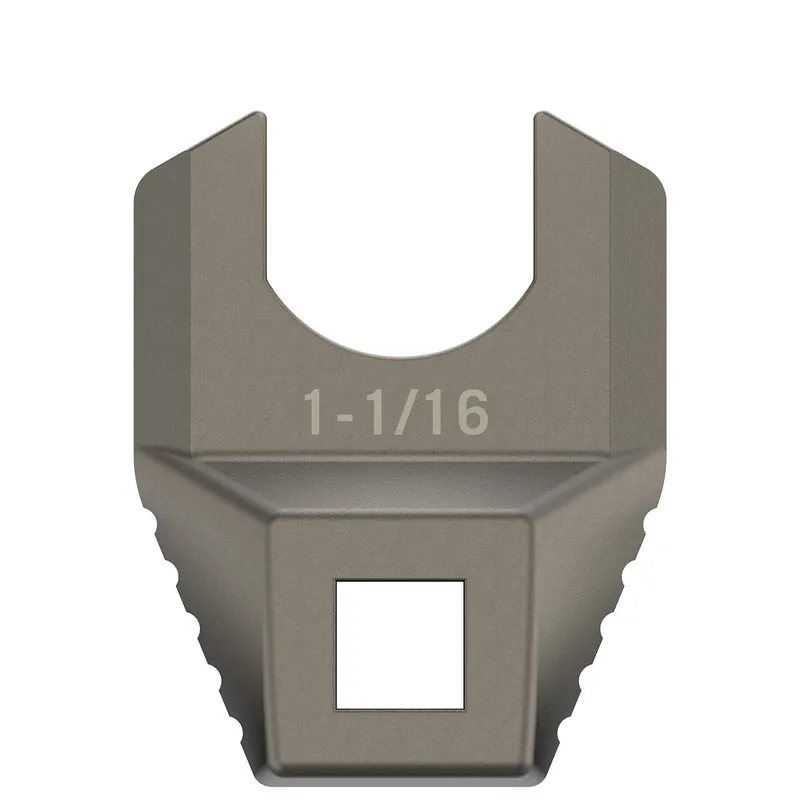 Real Avid Master -Fit Barrell Nut Wrench 1 1/16" Titanium Titanium/Stainless Steel AR-Platform Free-Float Handle