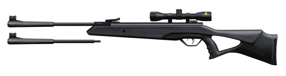 Beeman Longhorn II Combo Spring Piston .22 Cal Pellet Air Rifle Black