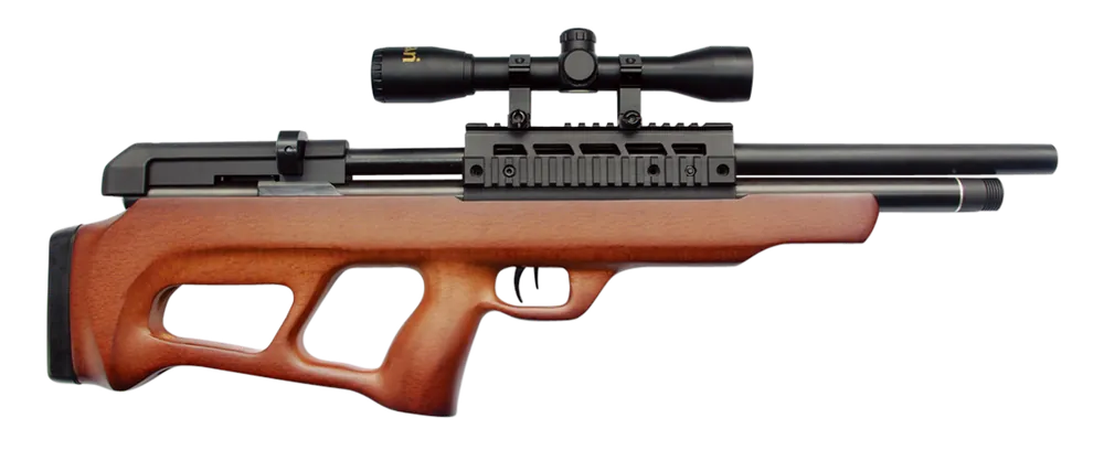 Beeman Under-Lever Pre-Charged Pneumatic 22 Pellet Air Rifle w/4x32mm Scope