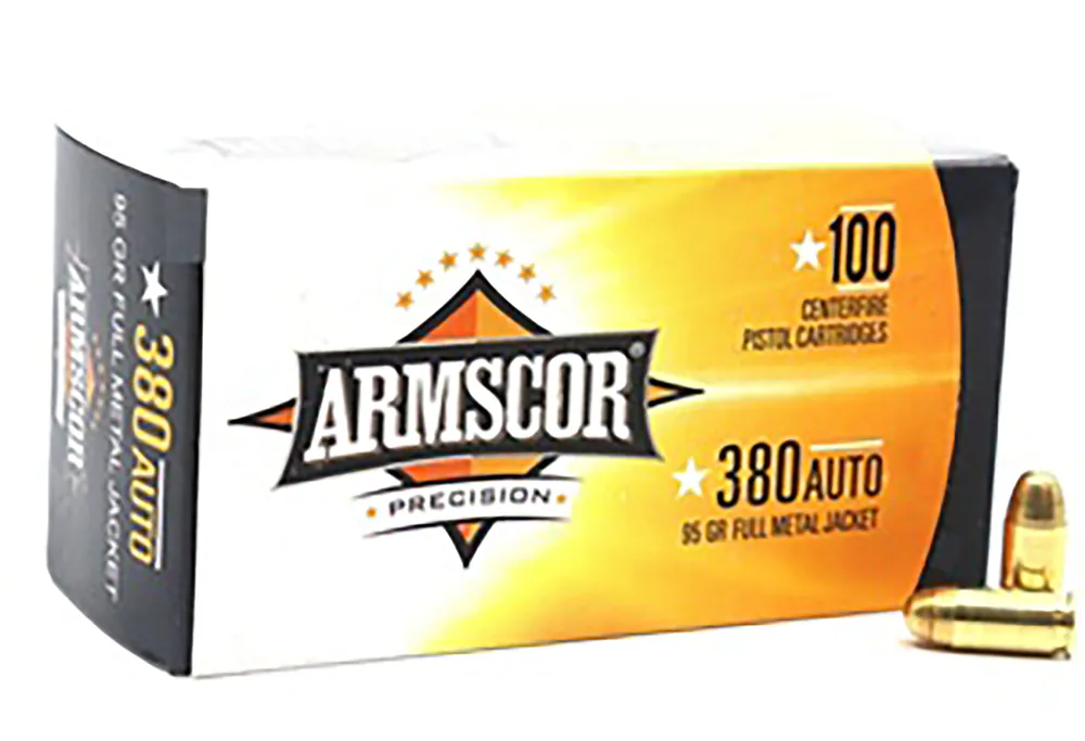 Armscor Pistol Value Pack 380 ACP 95 Gr Full Metal Jacket (FMJ) 100/Box