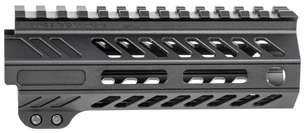 Angstadt Arms Ultra Light Handguard made of Aluminum with Black Anodized Finish, M-LOK Style, Picatinny Rail & 5.50" OAL for AR-15 Includes Hardware
