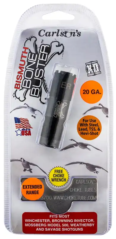 Carlson‘s Choke Tubes 09219 Bismuth Mossberg 500 20 Gauge Extended Range
