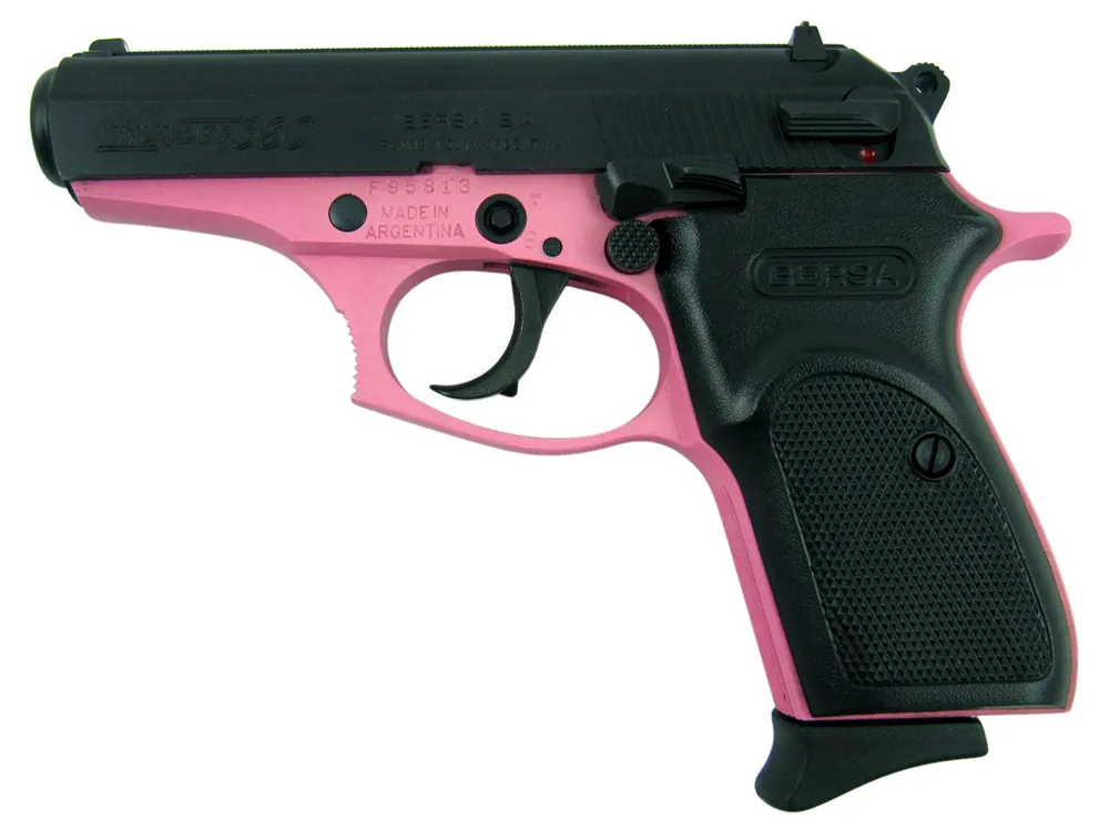 Bersa Thunder 380 ACP Pistol 3.50" Pink Cerakote T380PNK8