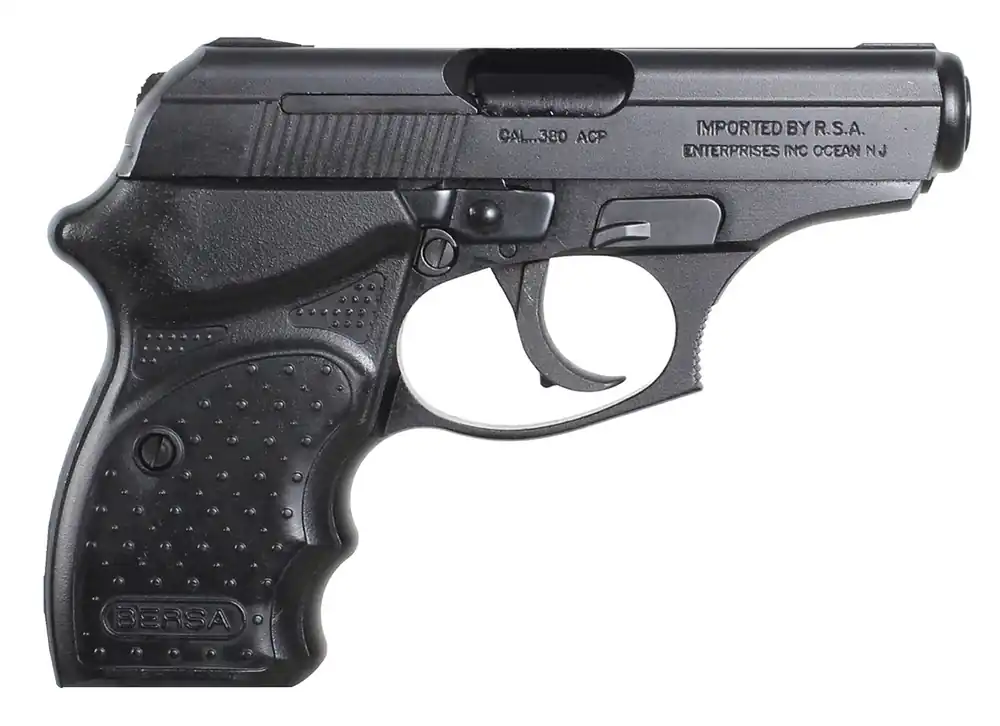 Bersa Thunder 380 SA/DA 380 ACP Caliber with 3.50", 7+1, Matte Black Finish