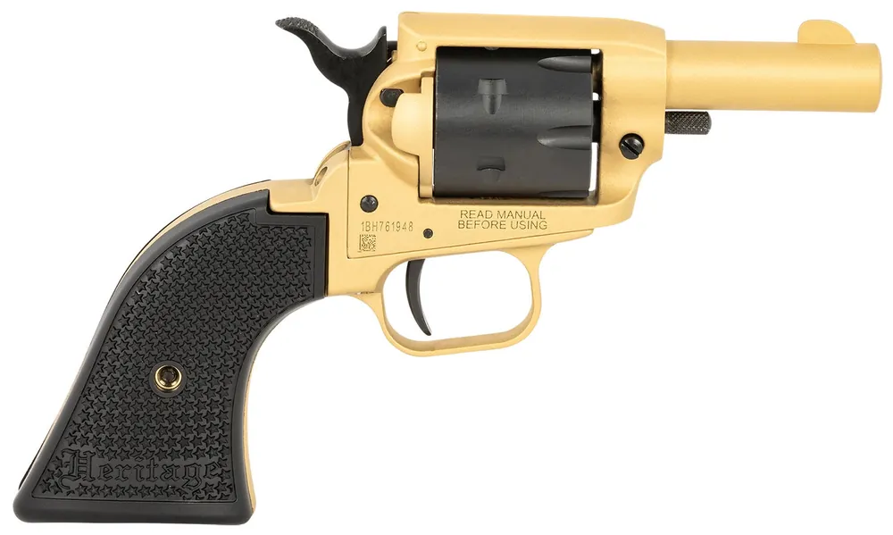 Heritage Mfg Barkeep 22 LR Revolver 2.68" 6 Shot Gold Cerakote BK22SC