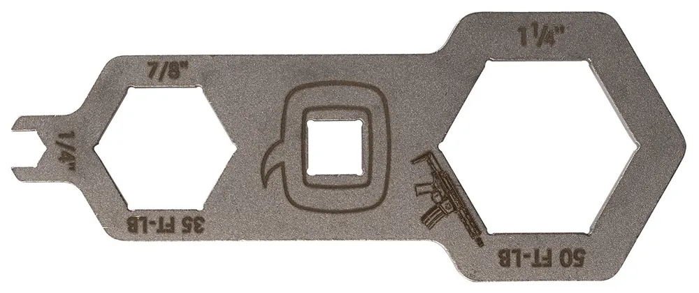 Q LLC Honey Badger Multi-Tool Silver Stainless Steel
