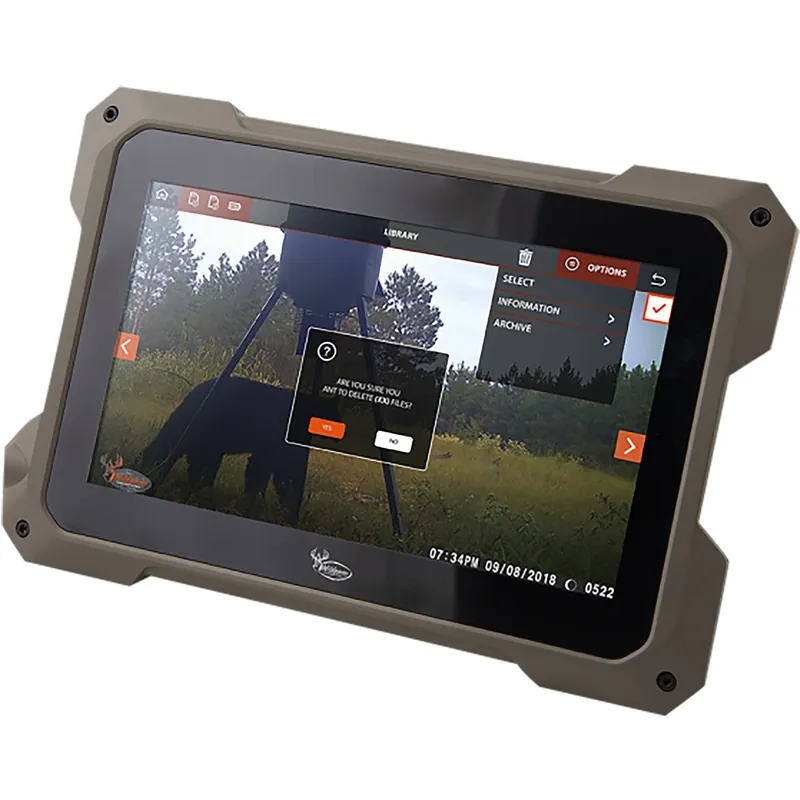Wildgame Innovations Trail Pad SD Card Viewer Brown 7" Touchscreen 32GB x 2