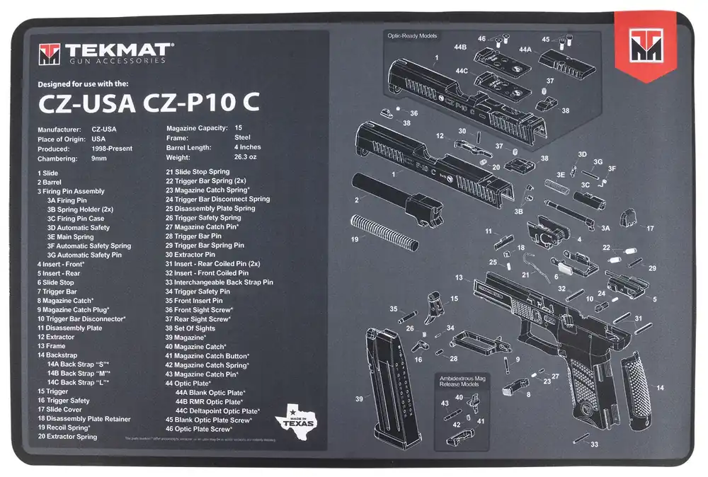 TekMat CZ P-10C Cleaning Mat