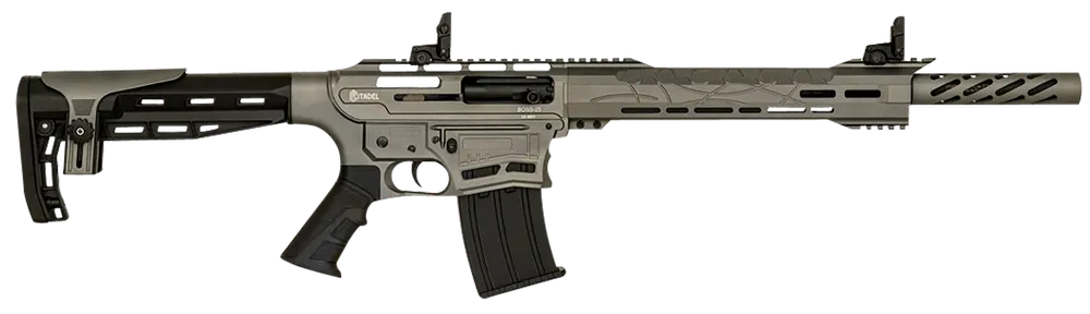 Howa Boss-25 12 Gauge Semi-Auto Shotgun 18.75" Black/Gray CBOSS2512TG