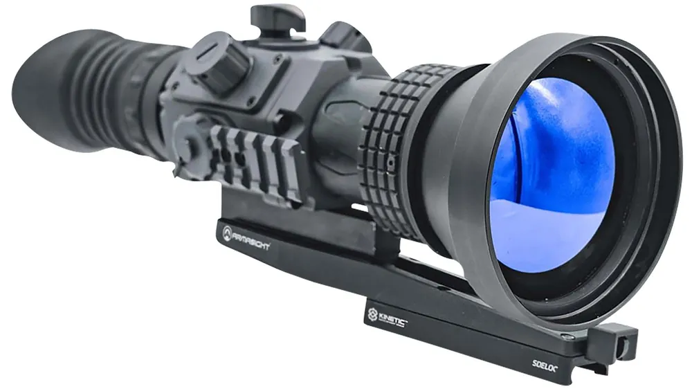 Armasight Contractor 640 Thermal Rifle Scope Black Hardcoat Anodized 4.8-19.2x75mm
