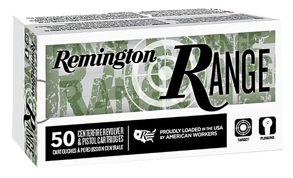 Remington Range 40 S&W 180 Gr. Full Metal Jacket (FMJ) 50/Box