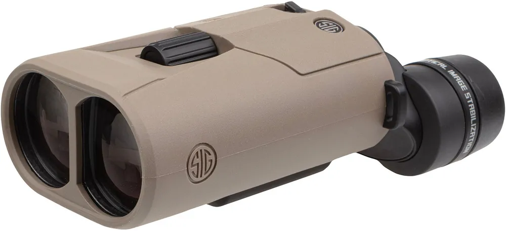 Sig Sauer Electro-Optics Zulu6 HDX Flat Dark Earth 10x30mm Roof Prism Magnesium Features Optical Image Stabilization