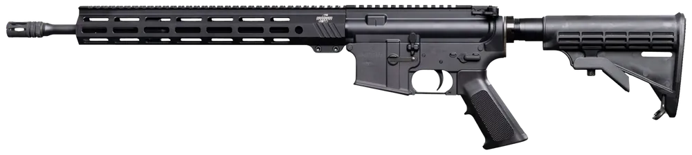 Bushmaster QRC II 5.56 NATO 10+1 16" Pencil Barrel Flash Hider Alum Handguard Alum Rec Pic Rail Adj Stock Black 1010017BLK