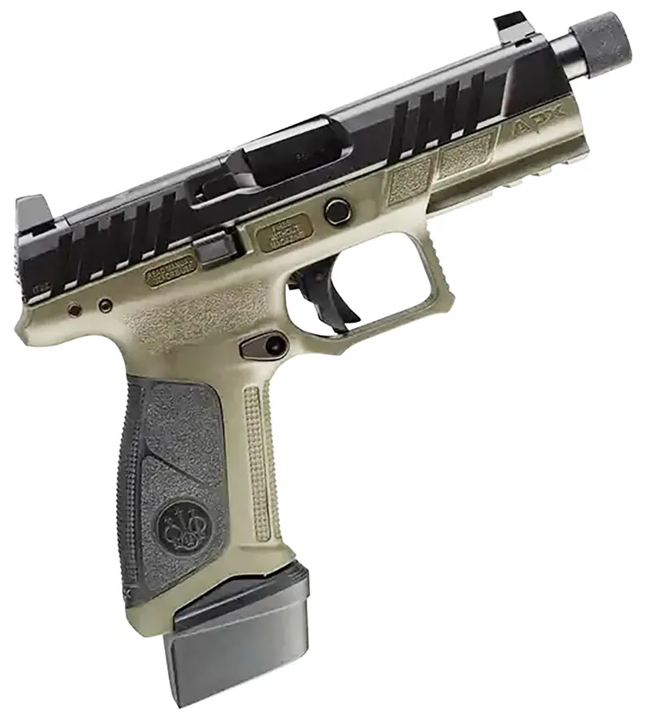 Beretta APX A1 Tactical 9mm Luger Pistol 4.80" OD Green/Black JAXA1F921TAC