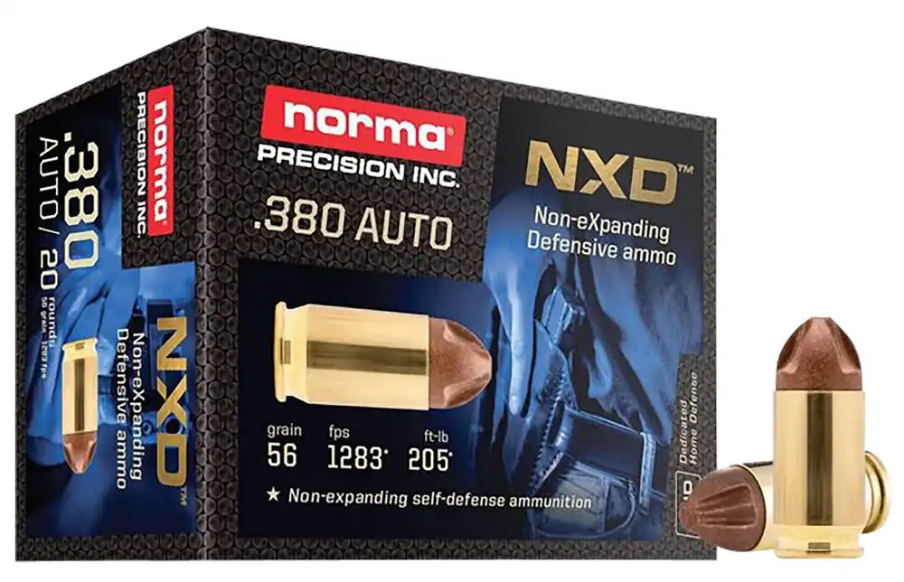 Norma Ammunition Self Defense NXD 380 ACP 56 Gr. NXD 20/Box