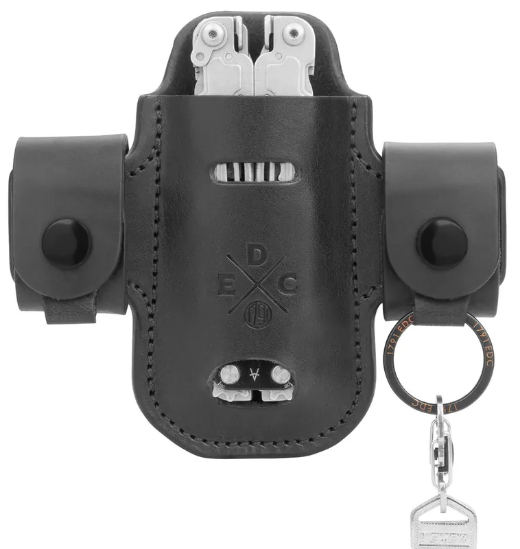 1791 Gunleather EDC Heavy Duty Solo Action Snap OWB Black Leather RH/LH
