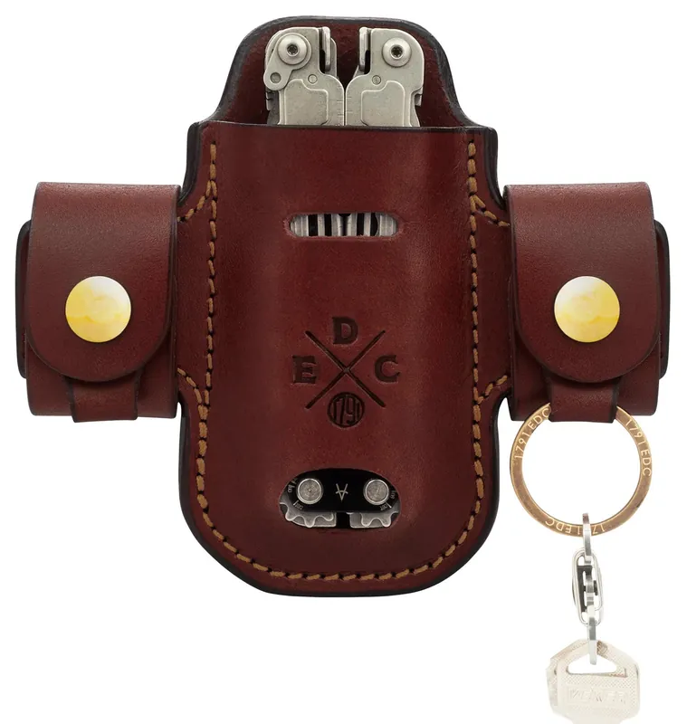 1791 Gunleather EDC Heavy Duty Solo Action Snap OWB Chestnut Leather RH/LH